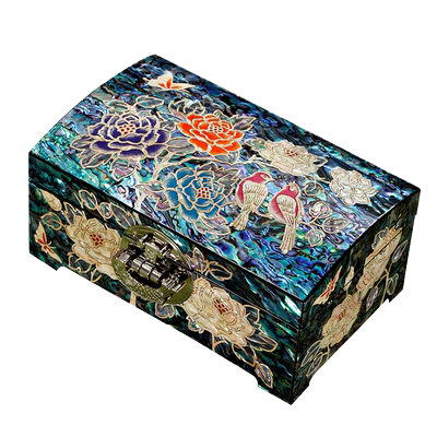 螺钿漆器首饰盒收纳五金高档礼盒