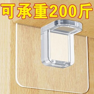 隔板固定托层板托钉衣柜橱柜子免钉粘贴分层活动搁板支撑三角支架