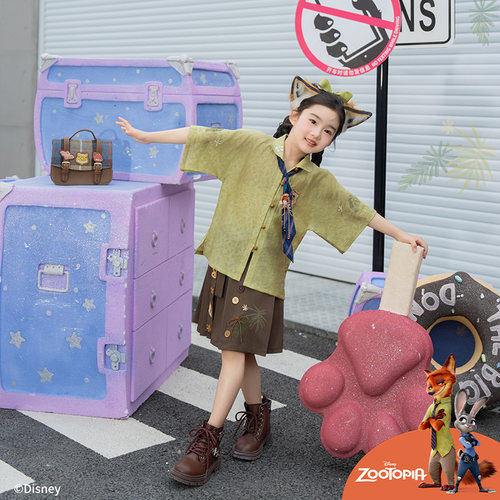 儿童领带卡通刺绣头像绣片配饰