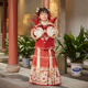 十三余童装 红 女童过年马面裙套装 瑞龙启岁 明制新年拜年服冬季