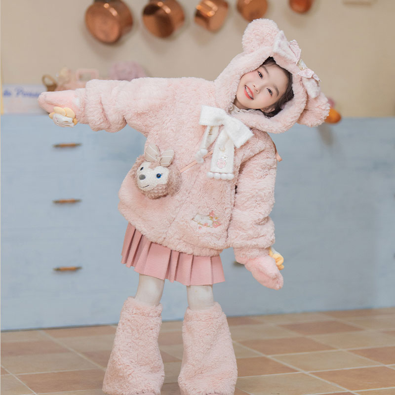 十三余童装冬季女童保暖外套