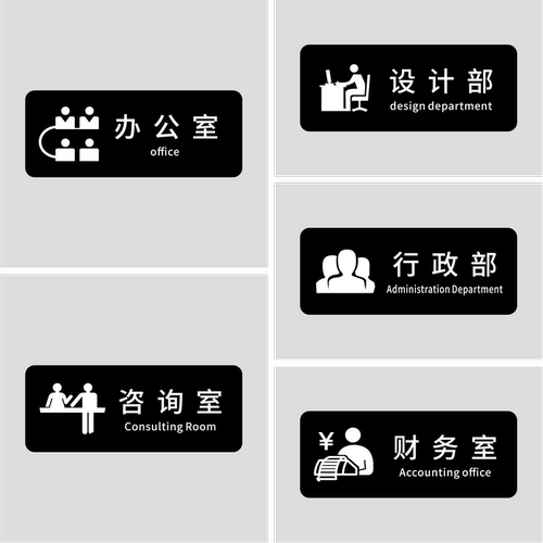 丽梵迪亚克力个性化标识牌