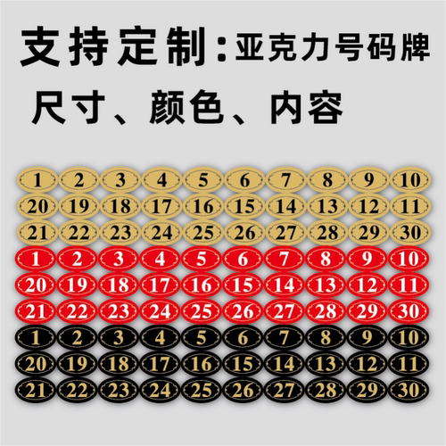 丽梵迪亚克力个性化标识牌