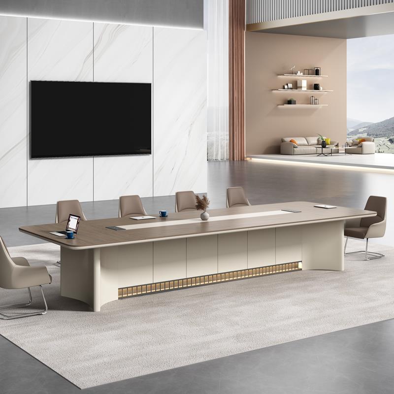 烤漆会议桌长桌大型高档SJRG-148会议室简接待桌代现办公桌培约训