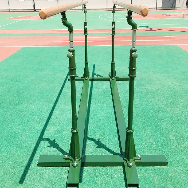 厂家户外杠学部队双杠校体能训练双专杠准加厚军训标比赛双用移动