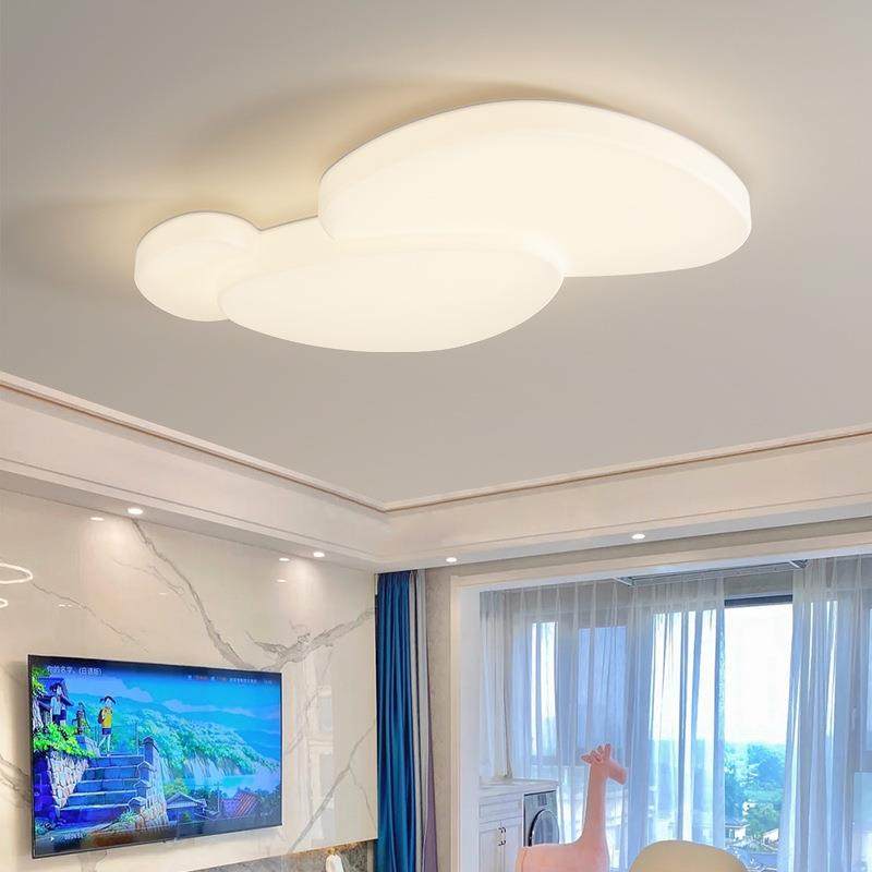全光客厅灯约现代大气奶油风吸顶灯护眼LJF868灯2024年谱简款新卧,家装灯饰光源,客厅吸顶灯,淘宝优惠券,粉丝福利购,淘宝优惠卷