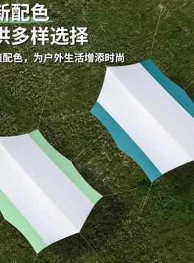 天SY22TM00幕帐篷户外0-5人黑野营1防雨遮阳沙滩胶野餐露营蝶1形