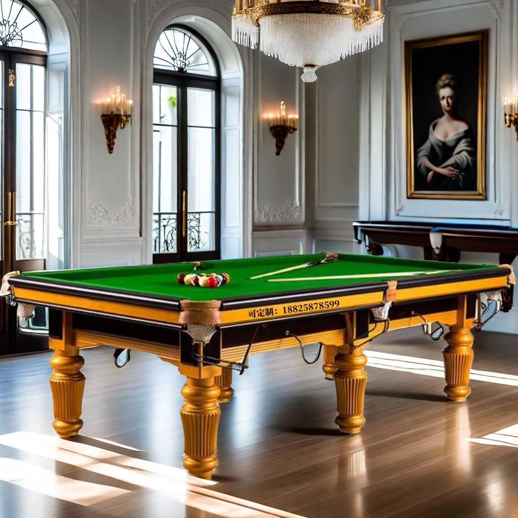 2喀什3.中168式台球桌美式黑8标准准新疆阿图什中八桌台标球球桌