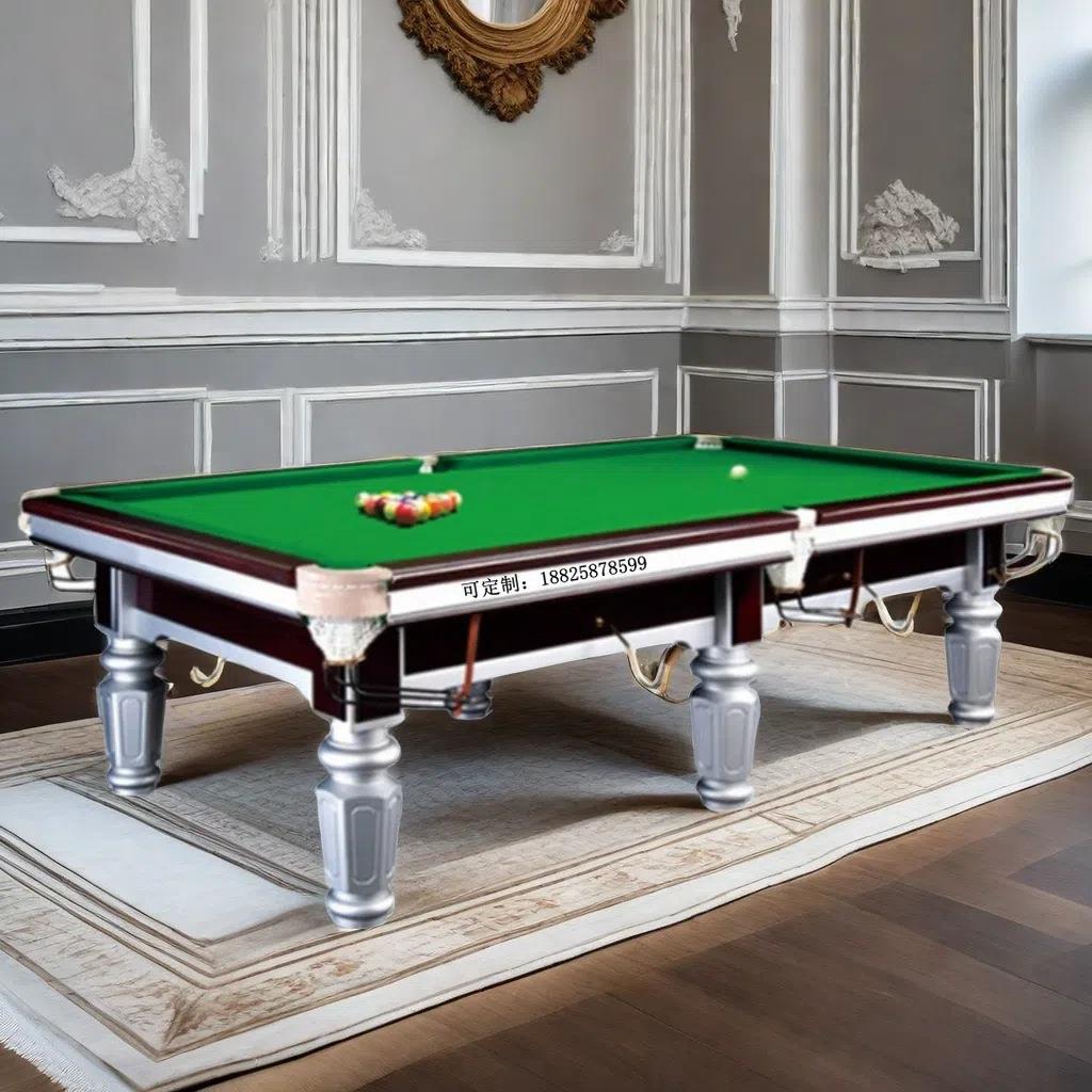 8莞桌球星台球标准台球室球厅新兴台球桌美式黑郁东南斯诺Q9-A克9