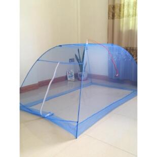 撑伞式蚊帐可折叠无底便携式雨伞型打地铺神器家用免安装文章侧门