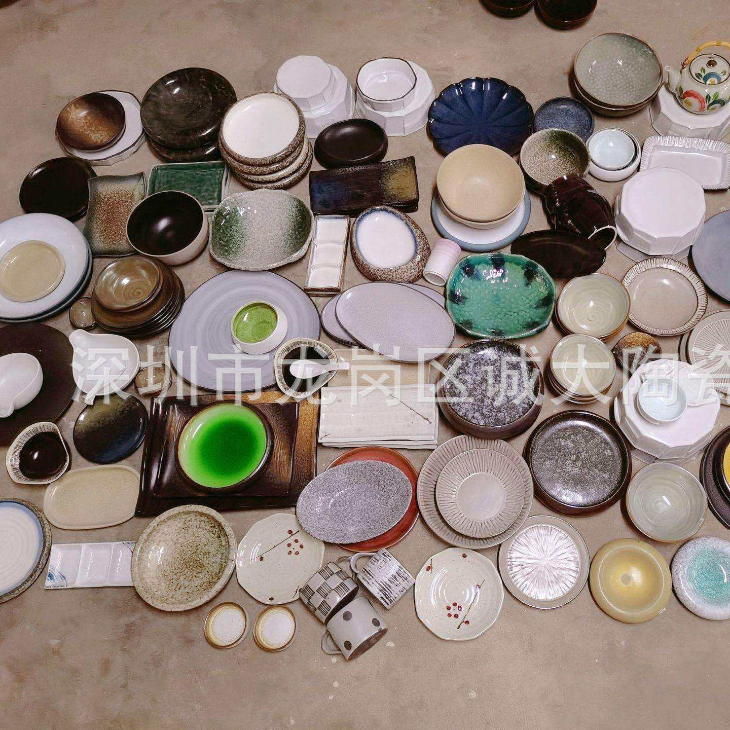 日式陶瓷盘碗杯随机混搭杂件一样3.6元异型个性餐具轻奢风