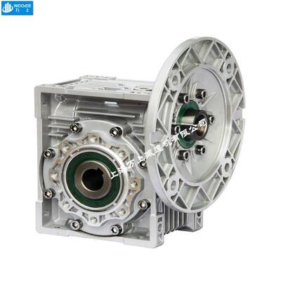 NMRV63-20-Y0.37-F1铝壳减速器蜗轮蜗杆减速箱NRV75-25-F2减速器