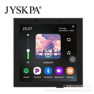 PW430PW4420智能中控屏幕语音唤醒4英寸高清场景86触摸全面屏