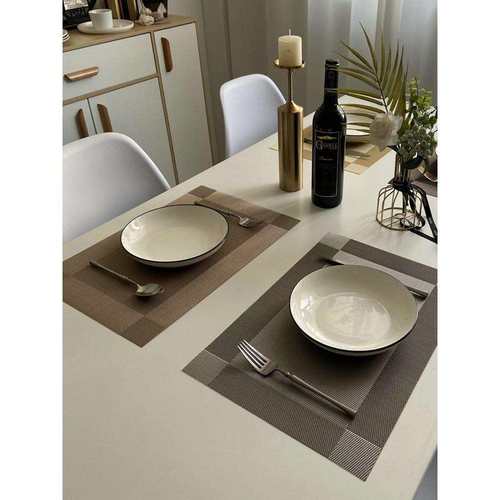 餐垫隔热垫防水防油美式感轻奢餐盘垫子防烫欧式西餐桌垫