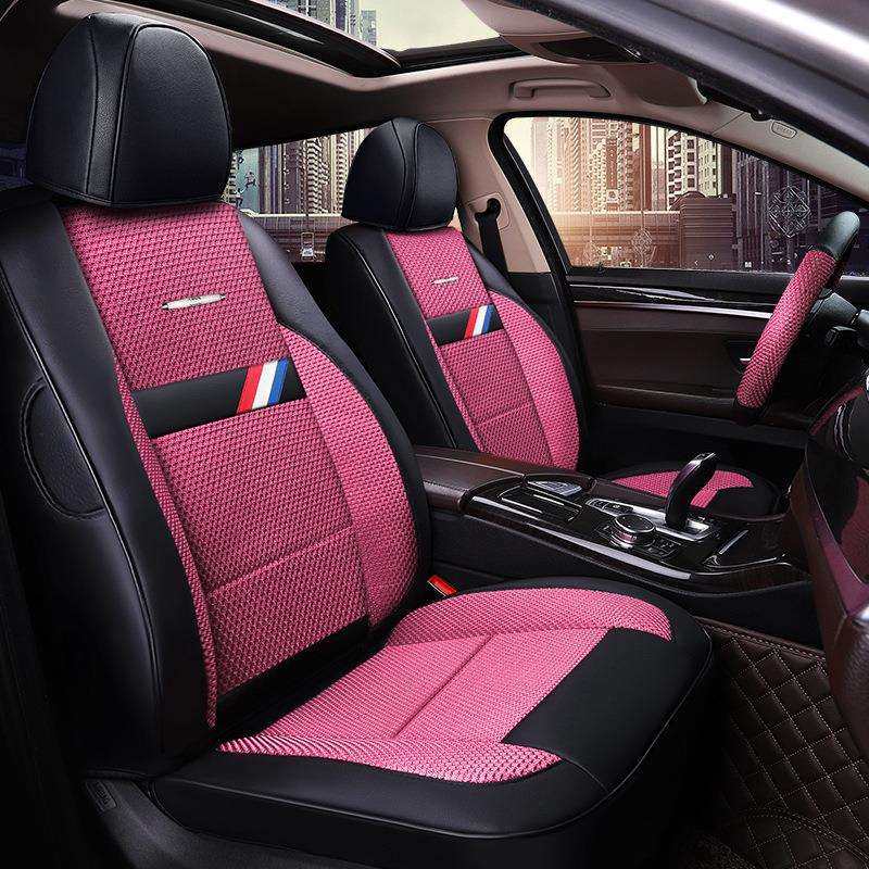 四季通用专车专用舒适座椅套耐磨皮拼透气冰丝全包围五座汽车坐垫,清洗/食品/商业设备,风口/风叶/风机配件,淘宝优惠券,粉丝福利购,淘宝优惠卷
