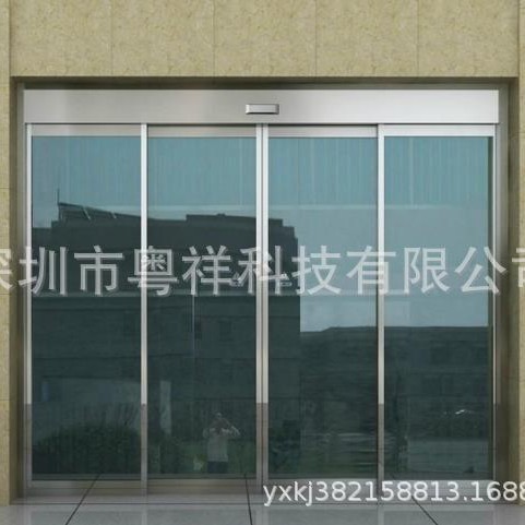 豪华大厦旋转玻璃感应门维修