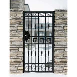 小院门户外花园小铁门庭院小门欧式庭院铁艺小门中式庭院单开