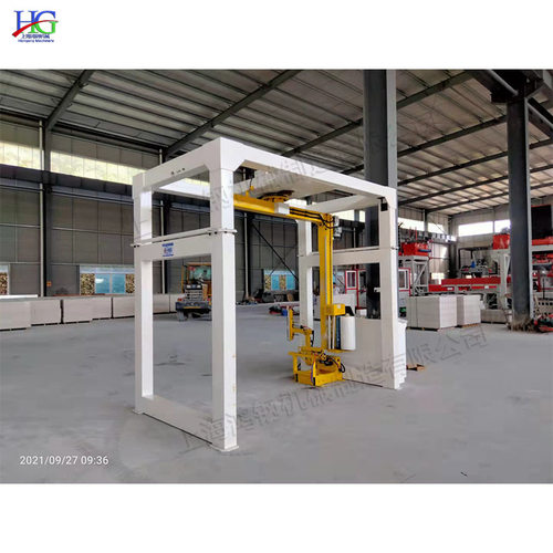 龙门框架打包机纸箱自动缠绕机 悬臂式裹膜机 在线式悬臂包装线