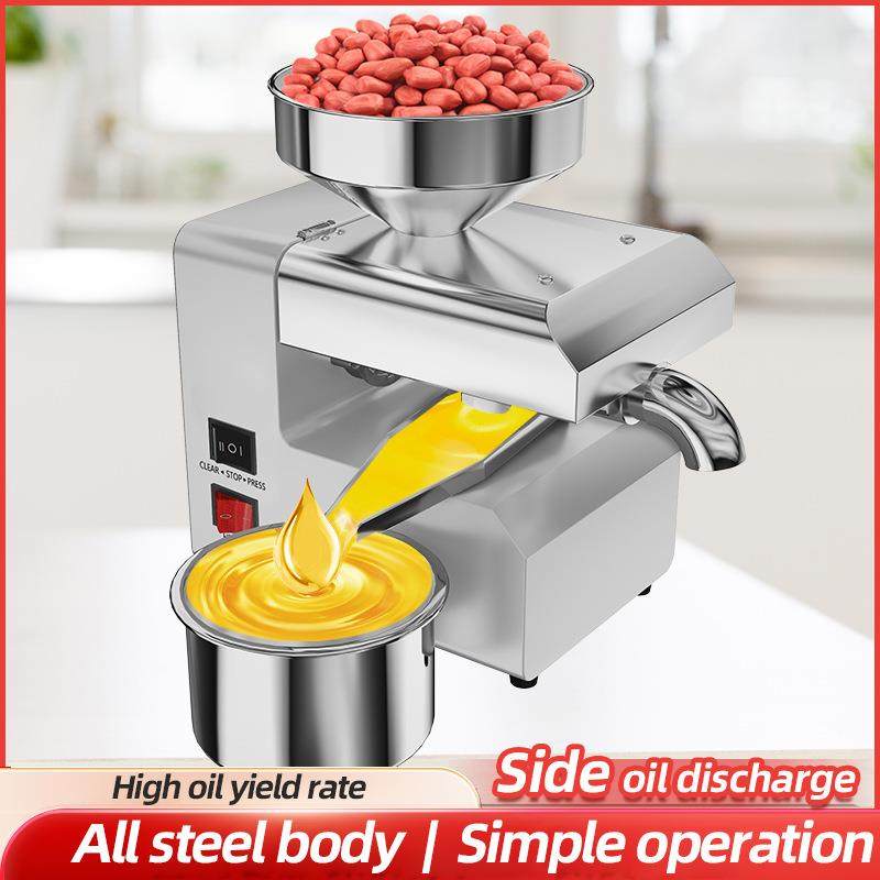 R6新品榨油机家用小型榨油机不锈钢榨油机出口oilpress