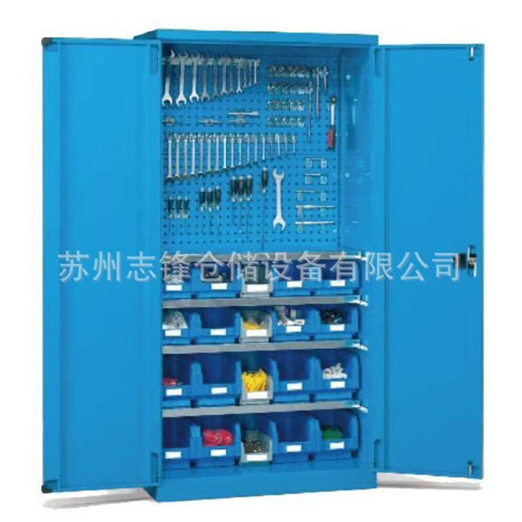 加厚重型双开门带层板工具柜