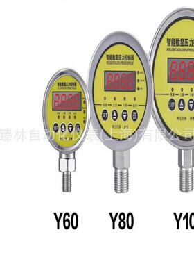 螺纹G1/2(4分）隔膜数显压力控制器差压Y820