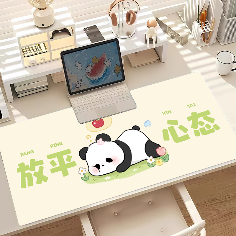 卡通可爱鼠标垫女生办公桌垫好物