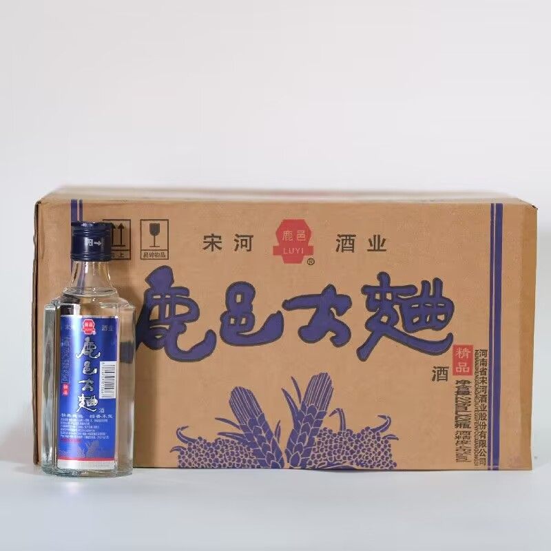 河南宋河酒厂 宋河鹿邑大曲精品46度浓香型白酒226ml*20瓶整箱
