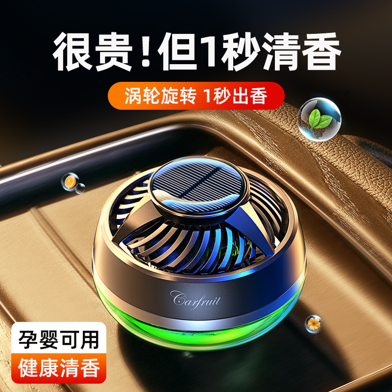 2025新款车载香薰太阳能汽车香水