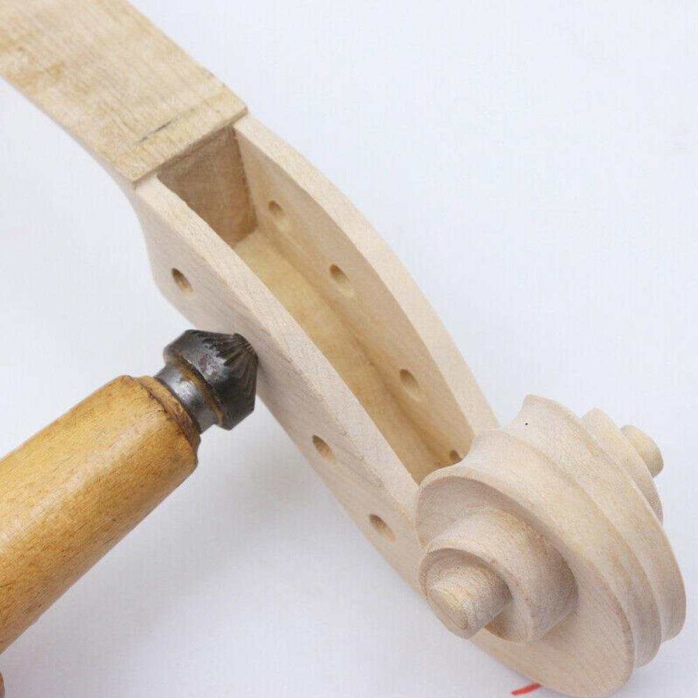 音芬特小提琴制作维修小中大提琴琴弦轴子孔去毛刺倒角圆滑锉工具