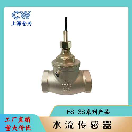 流量开关FAST FS-3S 12SS/16SS 不锈钢流量开关双内RC牙