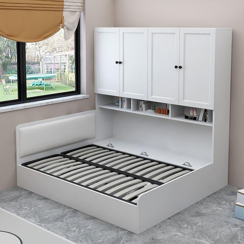 榻榻米儿童床书桌一体卧室多功能床柜衣帽间组合衣柜储物床小户型