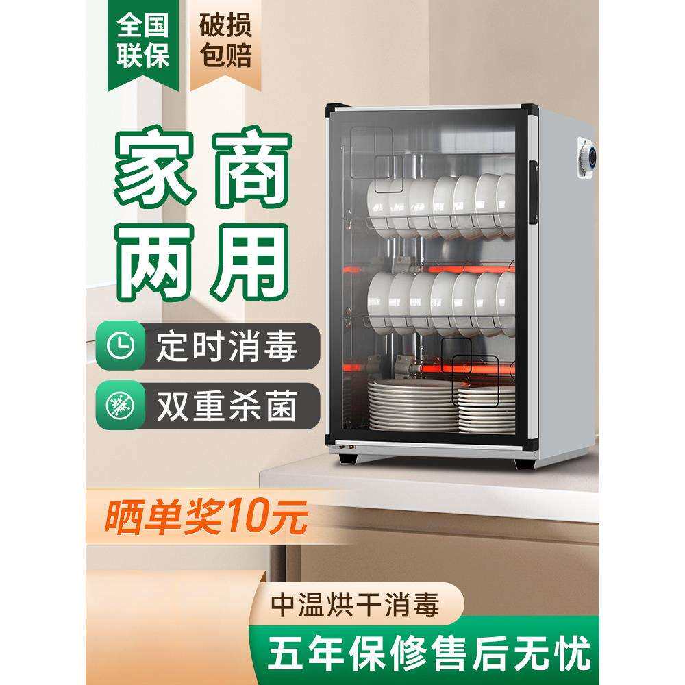 台式消毒柜家用小型迷你碗筷2024新款立式商用桌面厨房饭店餐饮具