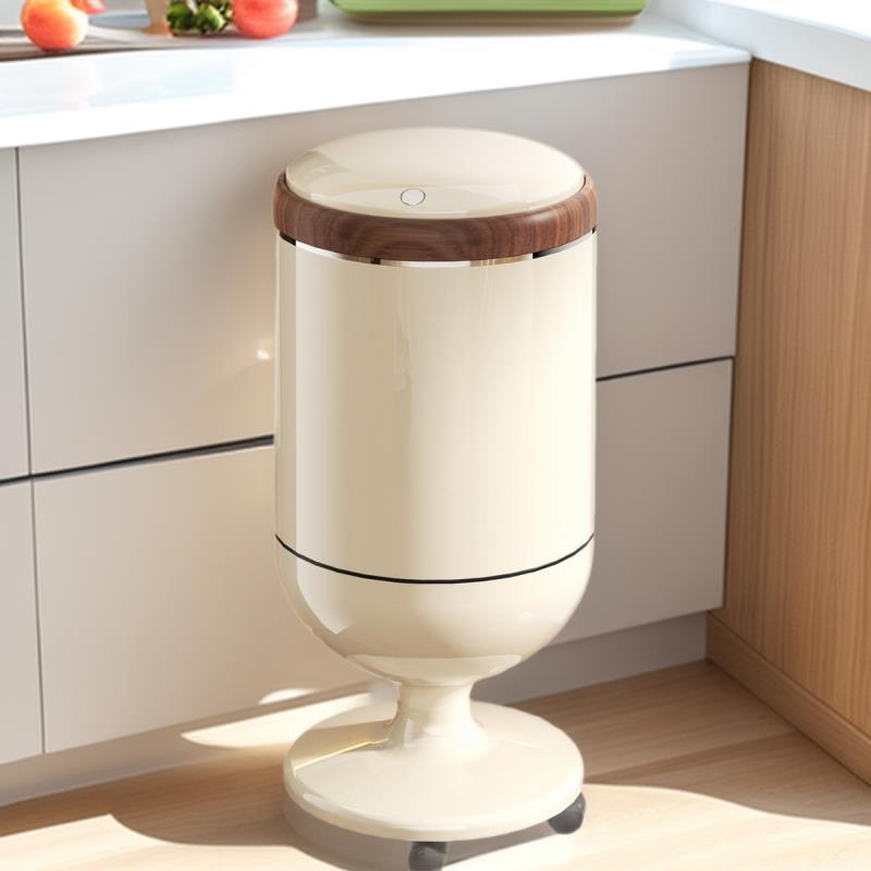 垃圾桶客厅厨房卧室卫生间家用大容量带盖带轮可移动