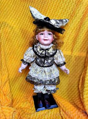 新款出口大礼欧美6厘米超号陶瓷0人偶娃娃婚庆个性创意家居装饰摆