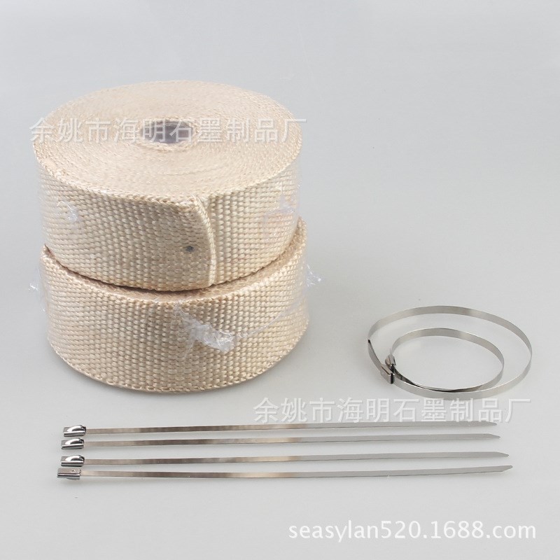 15米热处理排气管 隔热棉玻璃纤维芭蕉布