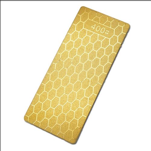 镀钛金刚石长方形蜂窝型厨房家用磨片磨刀砂轮片玉石印石打磨抛光