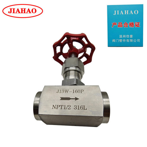 J13W-6000PSI  J13W-320P 不锈钢高压内螺纹截止针型阀门