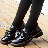 学女装 男用品cd变装 大佬生伪娘大码 日系jk小皮鞋 44码 单鞋 洛丽塔鞋