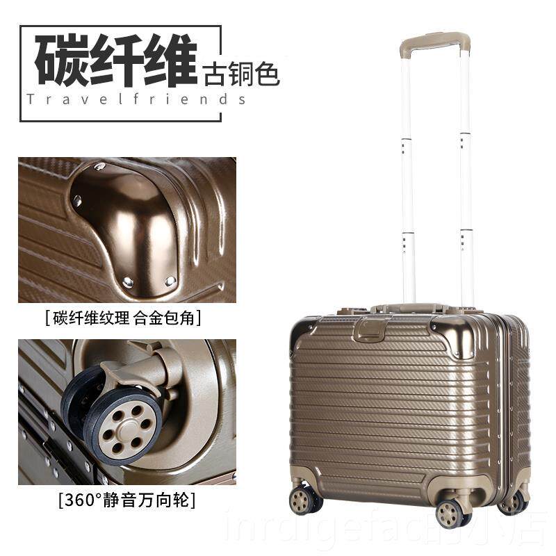 新款伊藤1箱寸轻便行李女箱登机空姐箱pc拉杆箱万向6轮旅行箱迷你