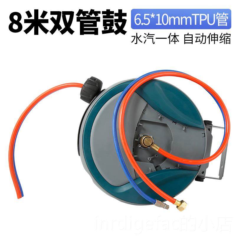 新款原器气管鼓悬挂藤式电鼓卷管气自动回收器卷线伸缩收纳汽修工