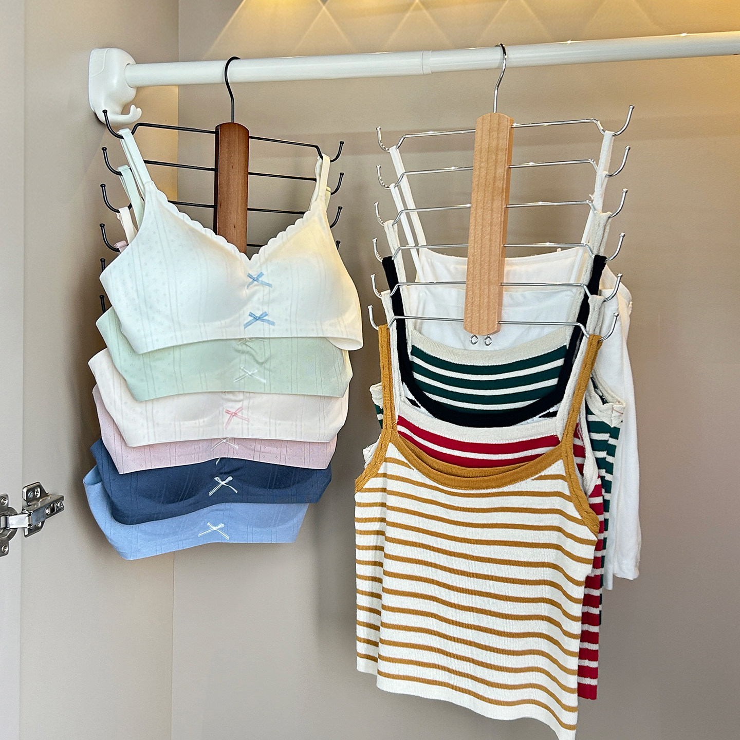 内衣挂架不锈钢衣柜内多功能悬挂吊带裤贴身衣物挂架文胸收纳神器,收纳整理,内衣收纳盒,淘宝优惠券,粉丝福利购,淘宝优惠卷