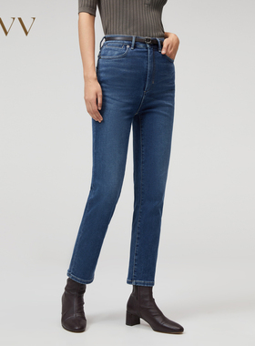 OVV秋冬经典保暖加绒牛仔铅笔裤GKNAJ33102A