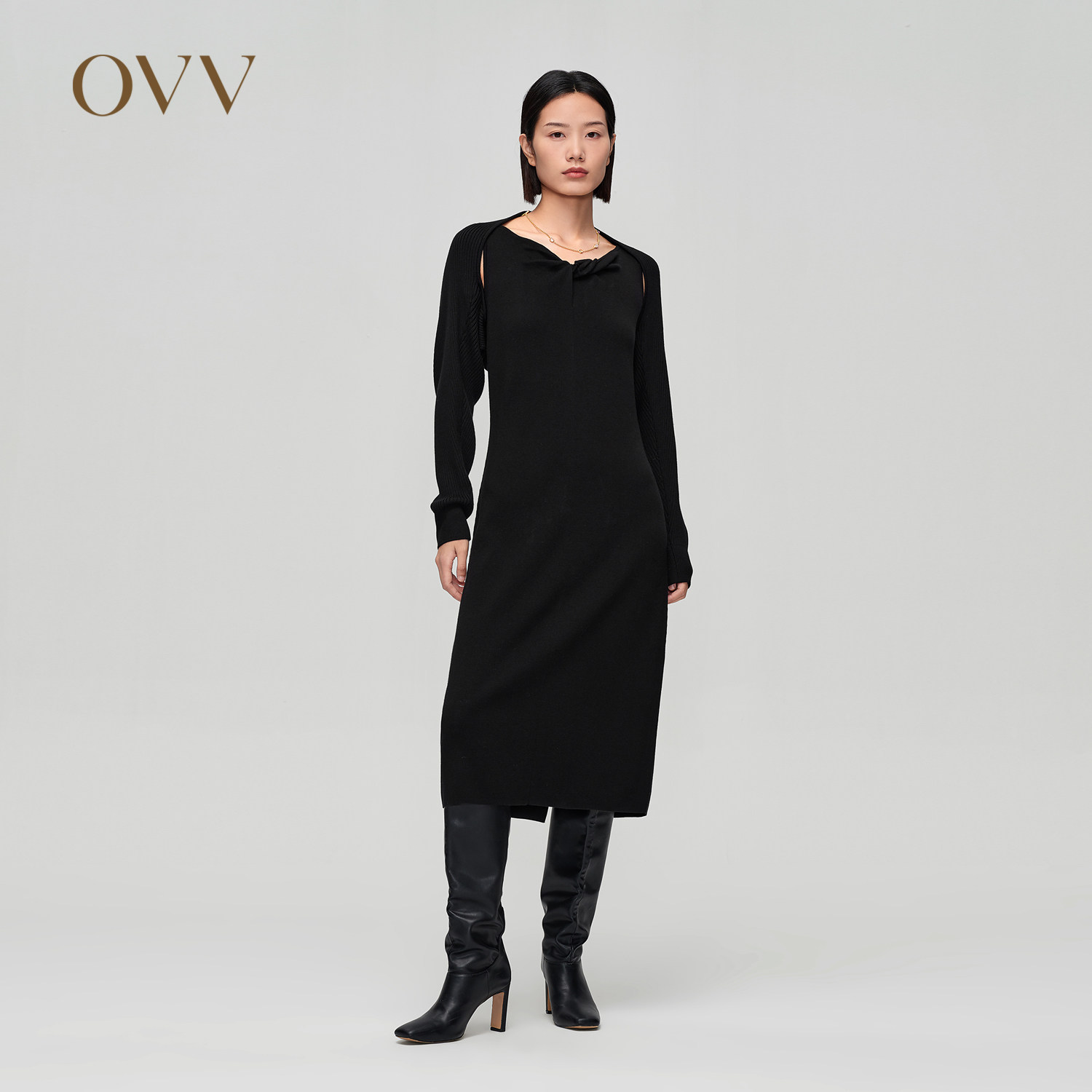 OVV秋冬新款女装针织无图片