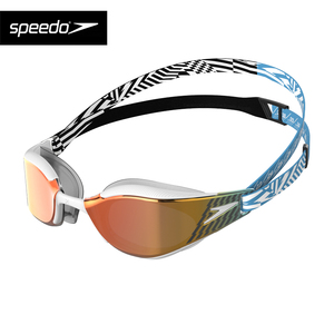Speedo/速比涛Fastskin泳镜新款鲨鱼皮防雾镀膜专业竞赛汪顺同款