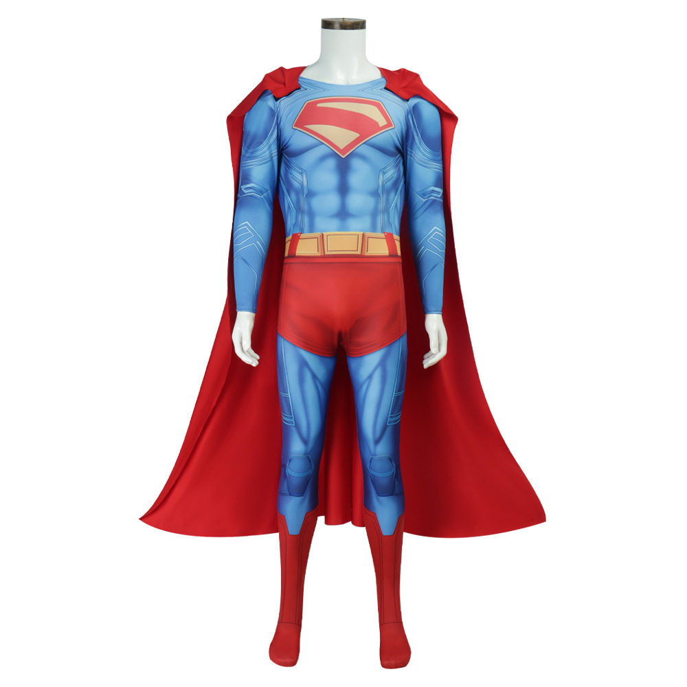 2025新超人cos服DC克拉克肯特紧身连体衣cosplay男万圣节套装