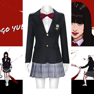 电影杀死比尔cos服GogoYubari美少女保镖角色扮演二次元服装