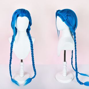 双城之战金克丝cos假发英雄联盟暴走萝莉lol联盟cosplay二次元