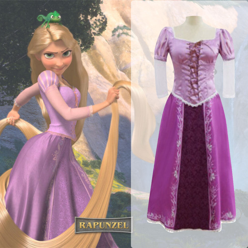 魔发奇缘长发公主乐佩公主cosplay公主服现货