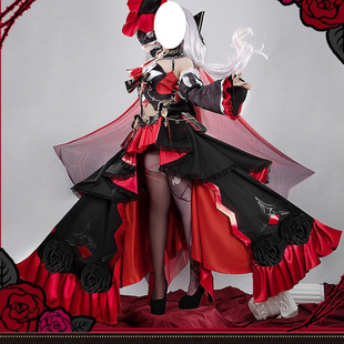 德丽莎cos服月下誓约cos服装崩坏cos服万圣节动漫游戏cosplay