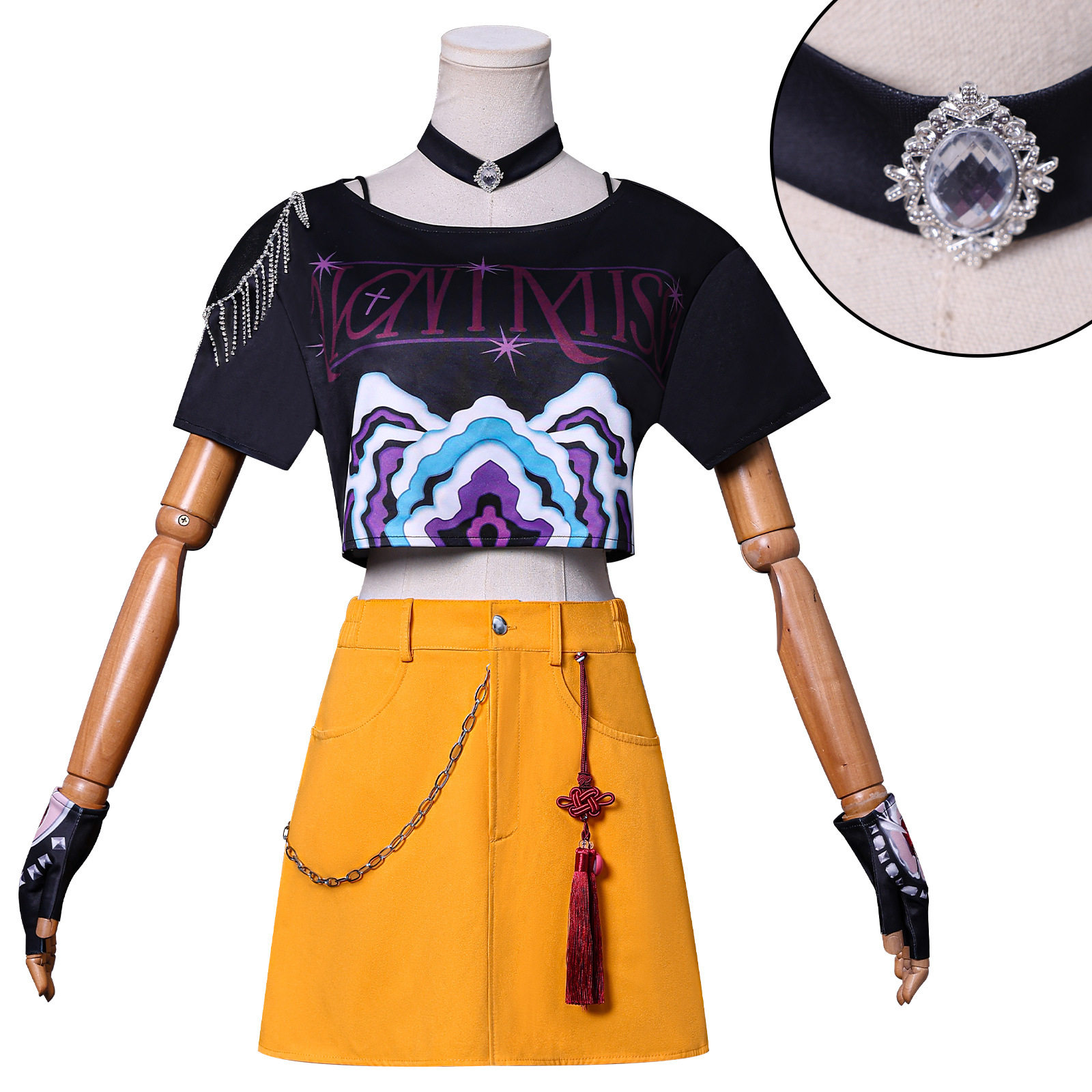 猎魔女团米拉cos服K-POP猎魔女团韩流巨星米拉COS动漫表演服